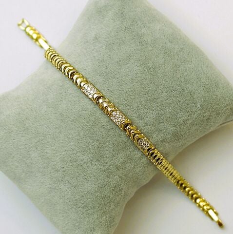 14 K Altın Rengi Xuping Bileklik TBL531