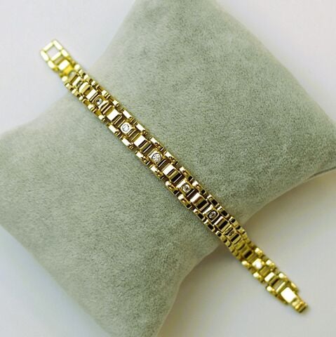 14 K Altın Rengi Xuping Bileklik TBL534