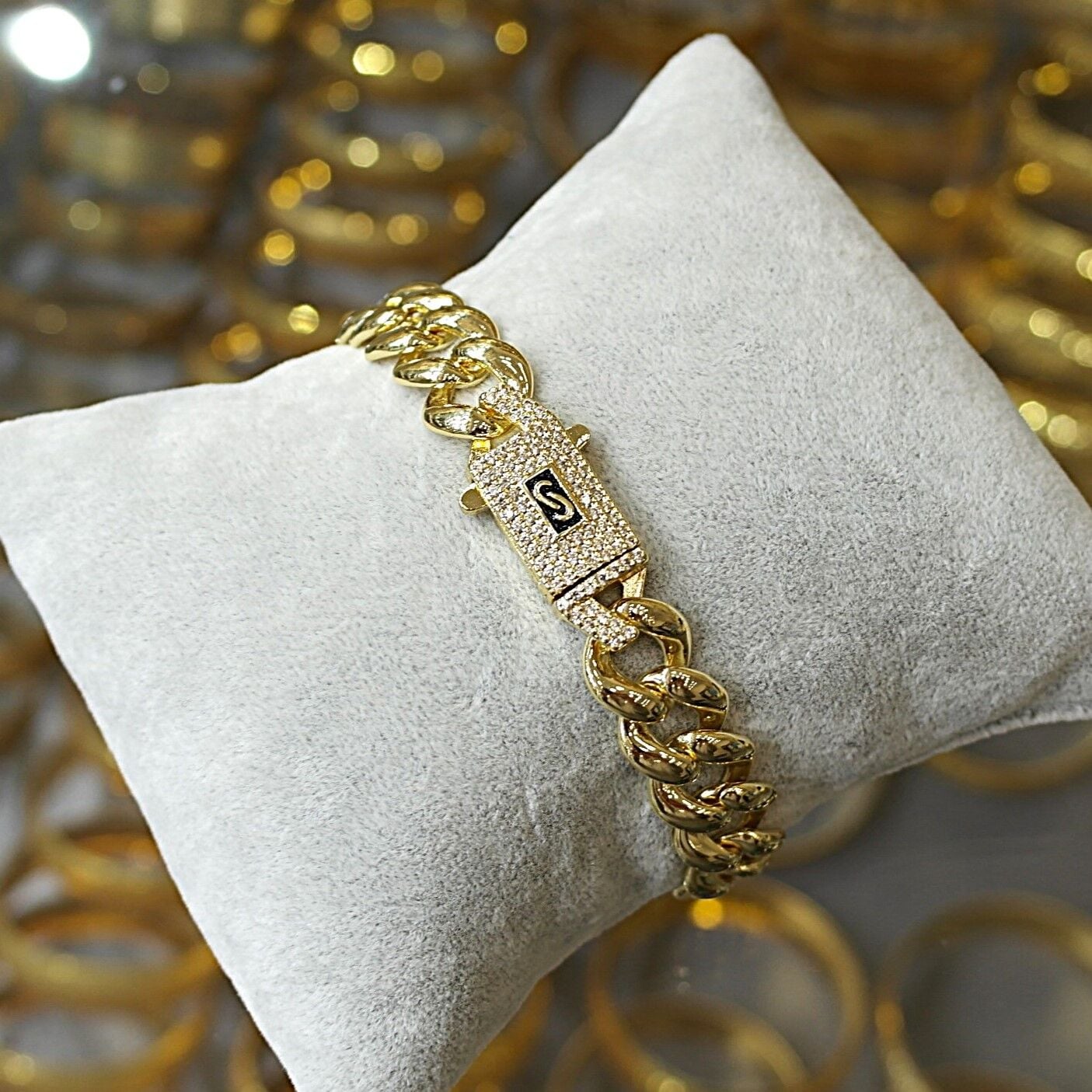 14K Altın Rengi Gurmet Bileklik TBL615