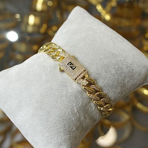 14K Altın Rengi Gurmet Bileklik TBL616