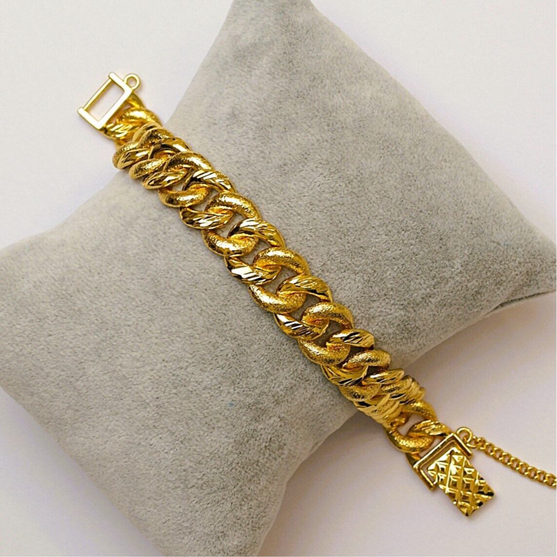 Altın Kaplama Kalemli Zincir Bileklik AB178