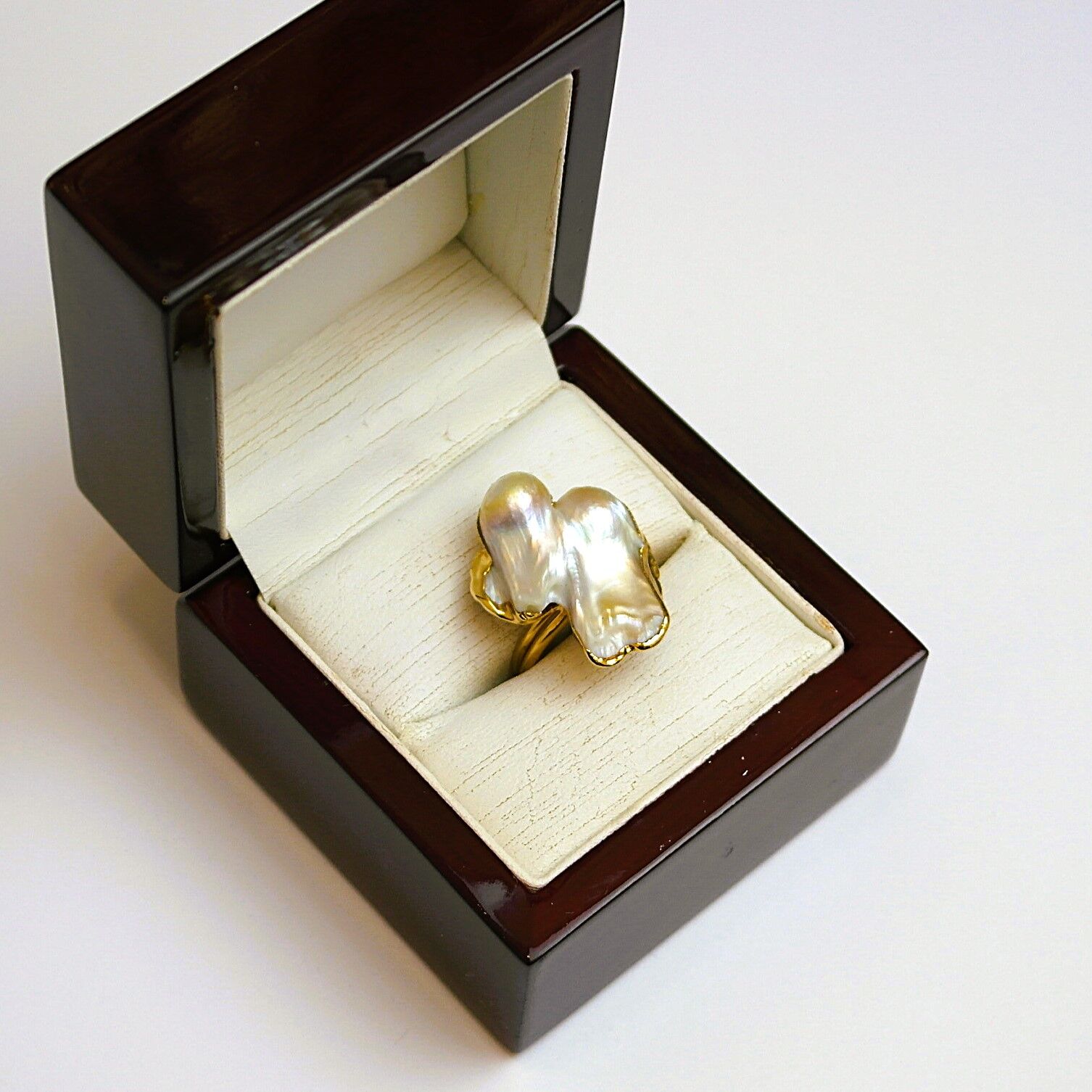 Doğal Barok İnci Yüzük DT36