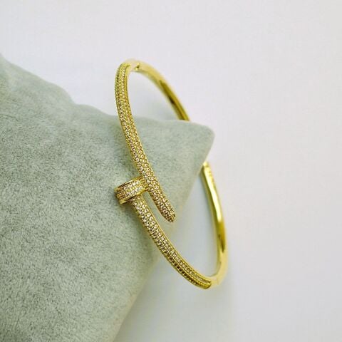 Vip Zirkon Taşlı Altın Kaplama Bileklik TBL551