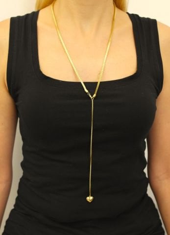 Çelik Kalpli Kolye TK161