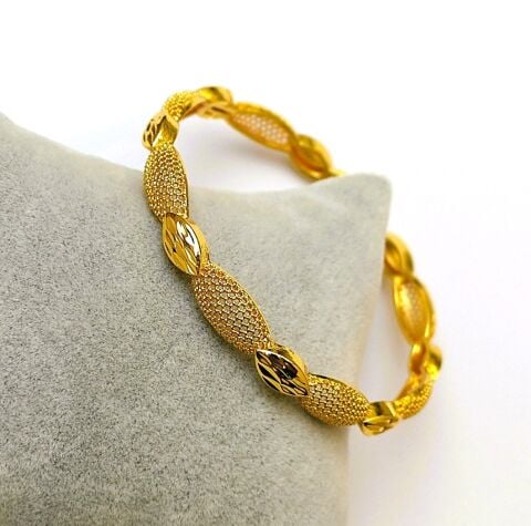 İmitasyon Altın Kaplama Kelepçe Bilezik AB188