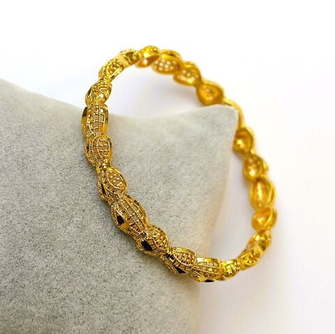 İmitasyon Altın Kaplama Kelepçe Bilezik AB189