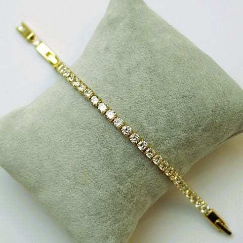 14K Altın Rengi Xuping Suyolu Bileklik TBL559