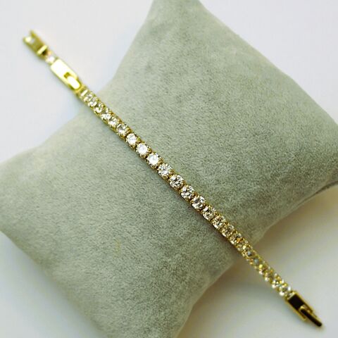 14K Altın Rengi Xuping Suyolu Bileklik TBL559