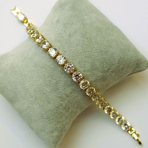 14K Altın Rengi Xuping Suyolu Bileklik TBL562