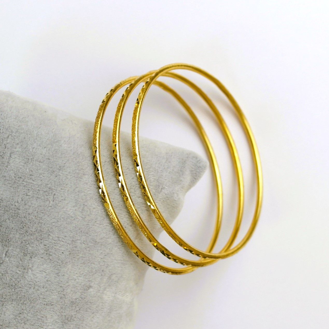 İmitasyon Altın Kaplama Üçlü Ajda Bilezik AB76