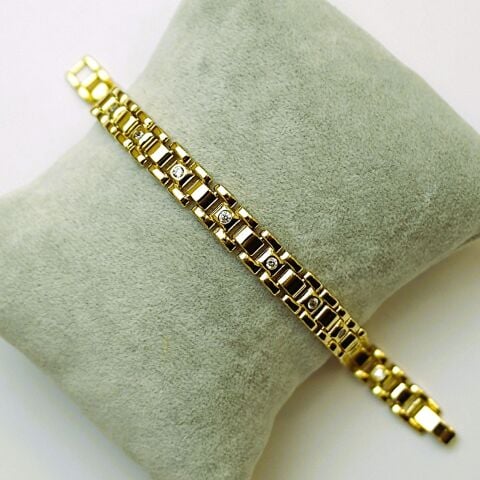 14K Altın Rengi Xuping Bileklik TBL570