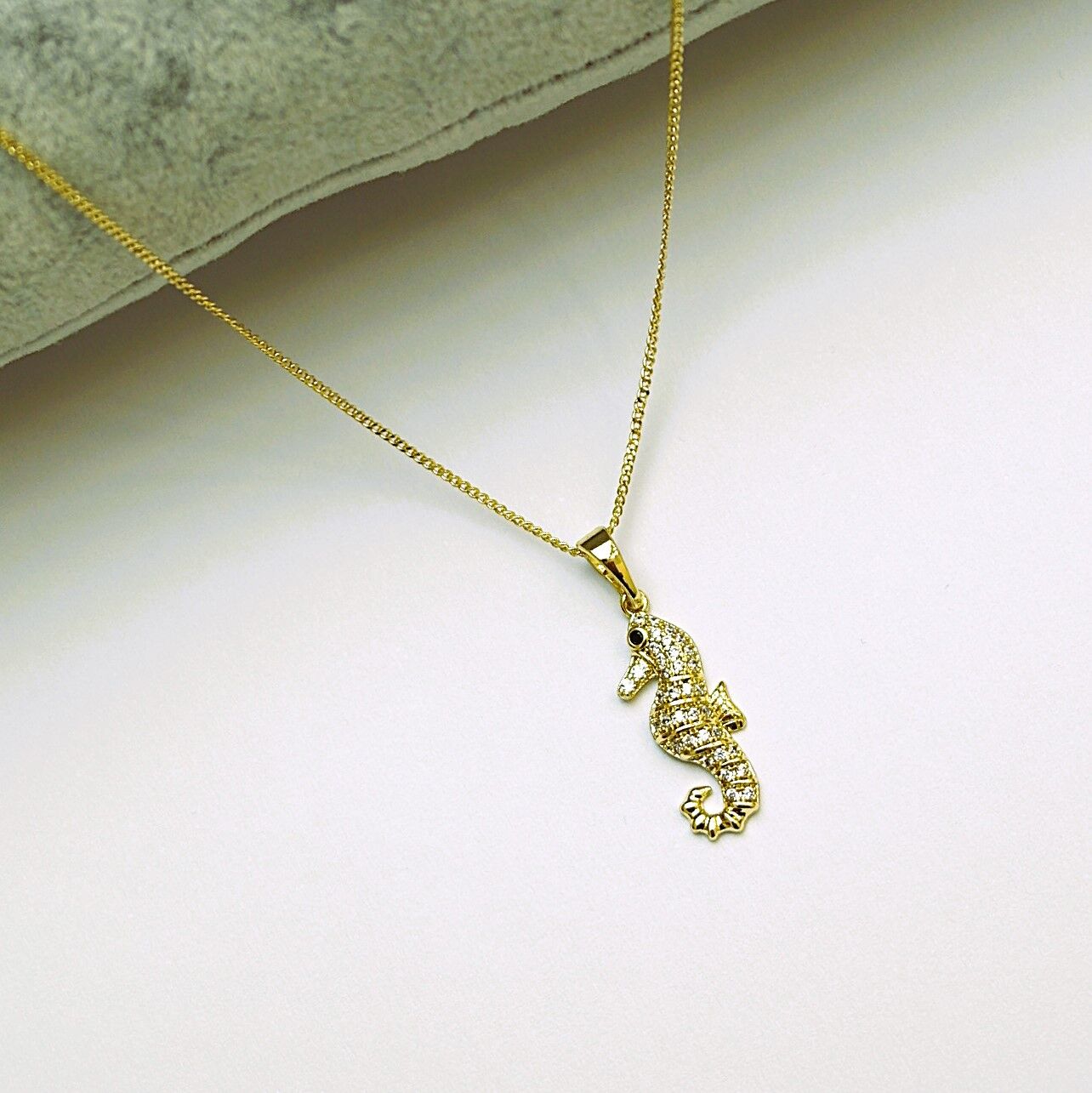 14K Rengi Xuping Denizatı Kolye TK343