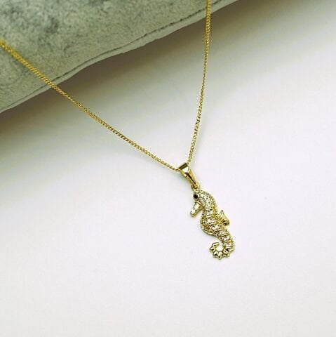 14K Rengi Xuping Denizatı Kolye TK343