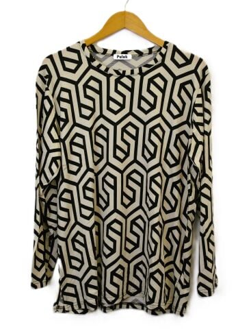 Büyük Beden Desenli Viskon Bluz PB277