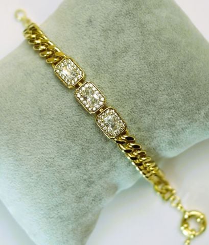 14 Ayar Altın Rengi Bileklik TBL369