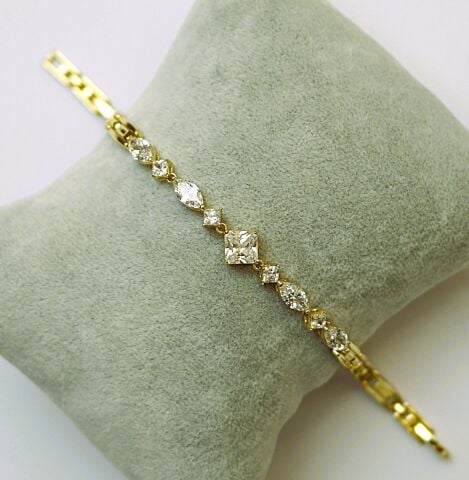 14 Ayar Altın Rengi Bileklik TBL379