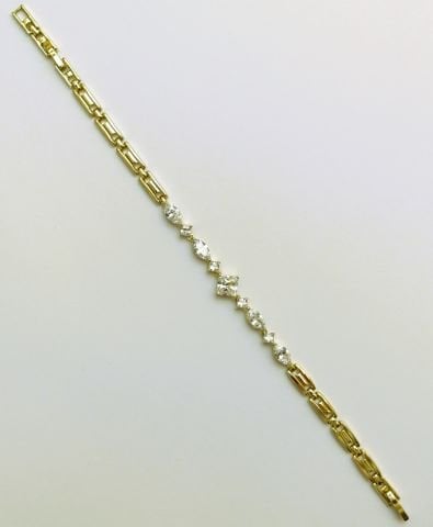 14 Ayar Altın Rengi Bileklik TBL379