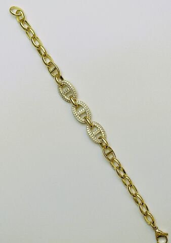 14 Ayar Altın Rengi Bileklik TBL385