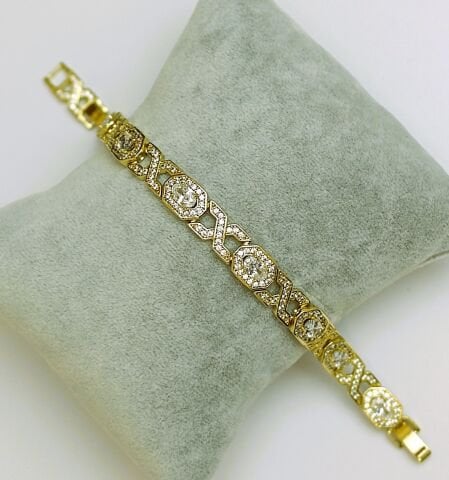 14 Ayar Altın Rengi Bileklik TBL387