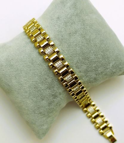 14 Ayar Altın Rengi Bileklik TBL388