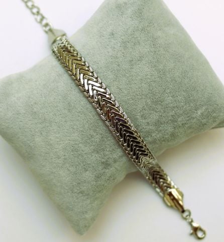 Gümüş Rengi Xuping Balıksırtı Bileklik TBL398