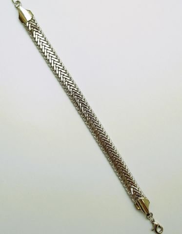 Gümüş Rengi Xuping Balıksırtı Bileklik TBL398