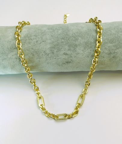 14 Ayar Altın Renginde Kolye TK186