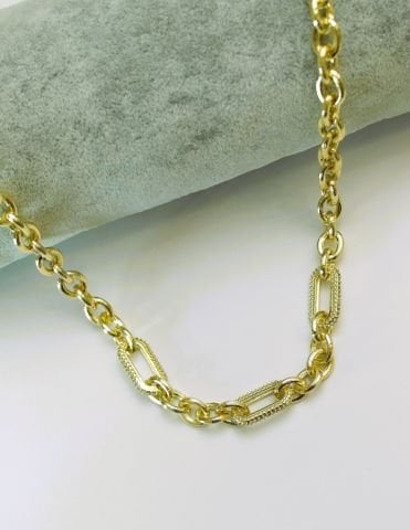 14 Ayar Altın Renginde Kolye TK186