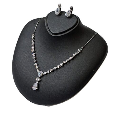 Pırlanta Model Zirkon Taşlı Set ZS03
