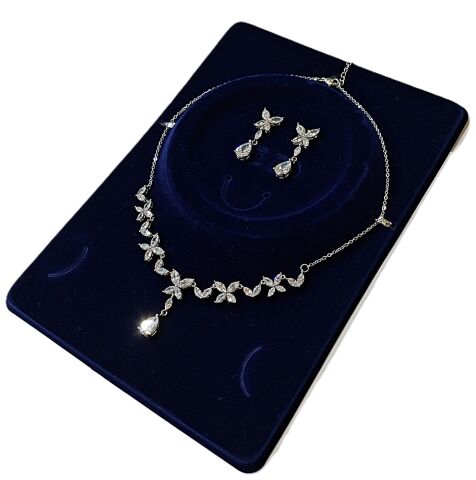 Pırlanta Model Zirkon Taşlı Set ZS04