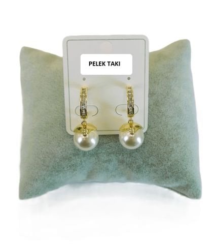 14 Ayar Altın Rengi Küpe ÇK117