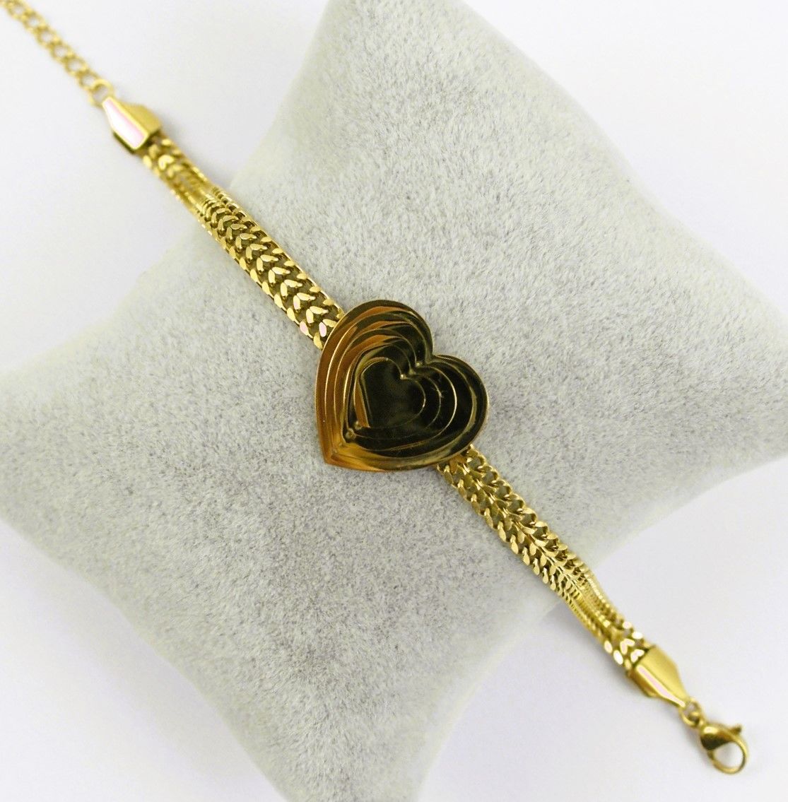 Kalp Çelik Bileklik TBL96