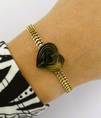 Kalp Çelik Bileklik TBL96