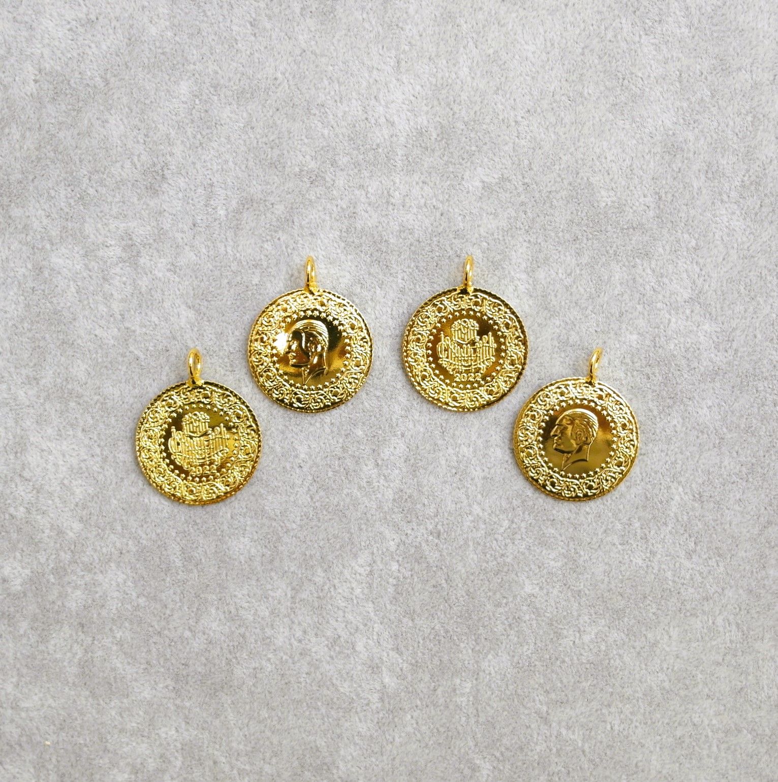 İmitasyon Yarım Altın 4 Adet ZİY06