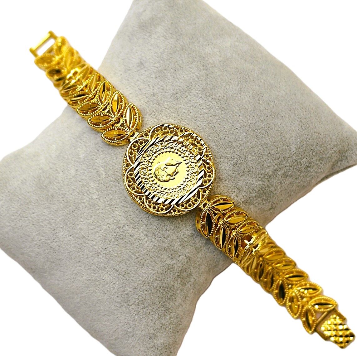 İmitasyon Altın Kaplama Çeyrek Altınlı Bileklik AB204