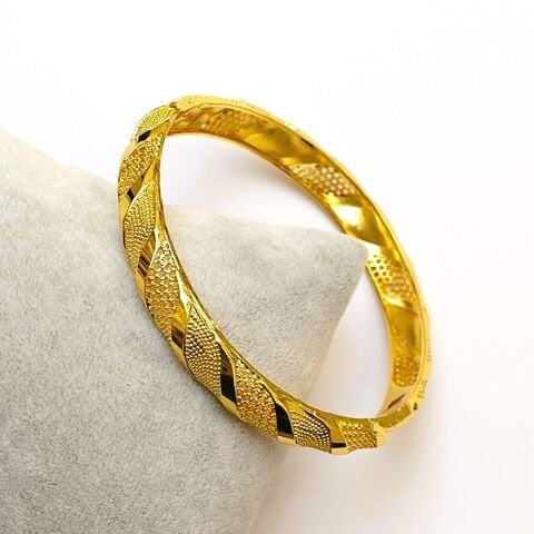 İmitasyon Altın Kaplama Kelepçe Bilezik AB206