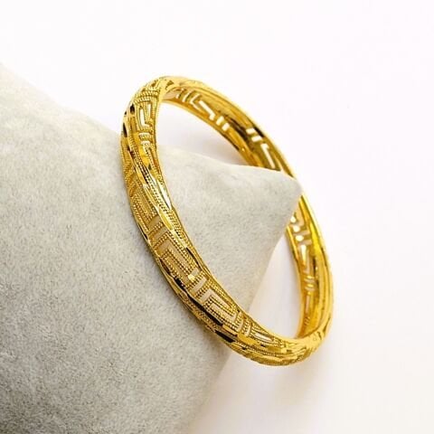 İmitasyon Altın Kaplama Kelepçe Bilezik AB207