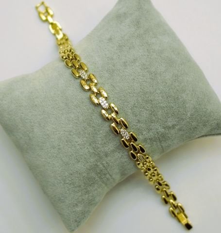 14 Ayar Altın Rengi Bileklik TBL437