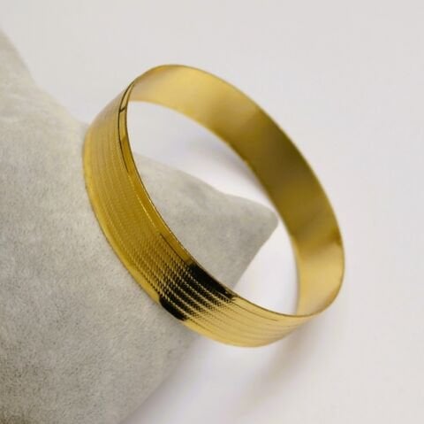 İmitasyon Altın Kaplama 15 mm Trabzon Bilezik AB213