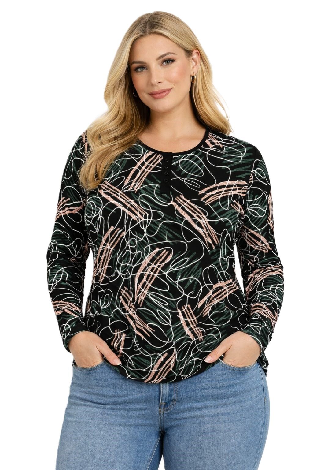 42/44/46 Beden Viskon Bluz PB319