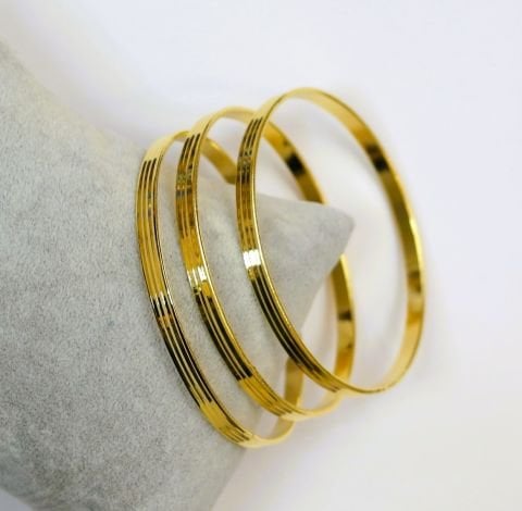 İmitasyon Altın Kaplama Üçlü Ajda Bilezik AB104