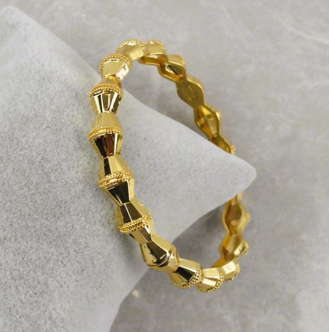 İmitasyon Altın Kaplama Kelepçe Bilezik AB02