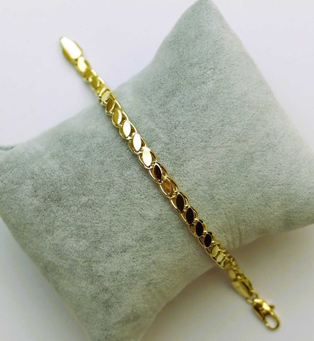 14 Ayar Altın Kaplama Arpa Bileklik TBL444