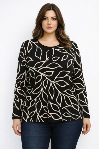 42/44/46 Beden Viskon Bluz PB323