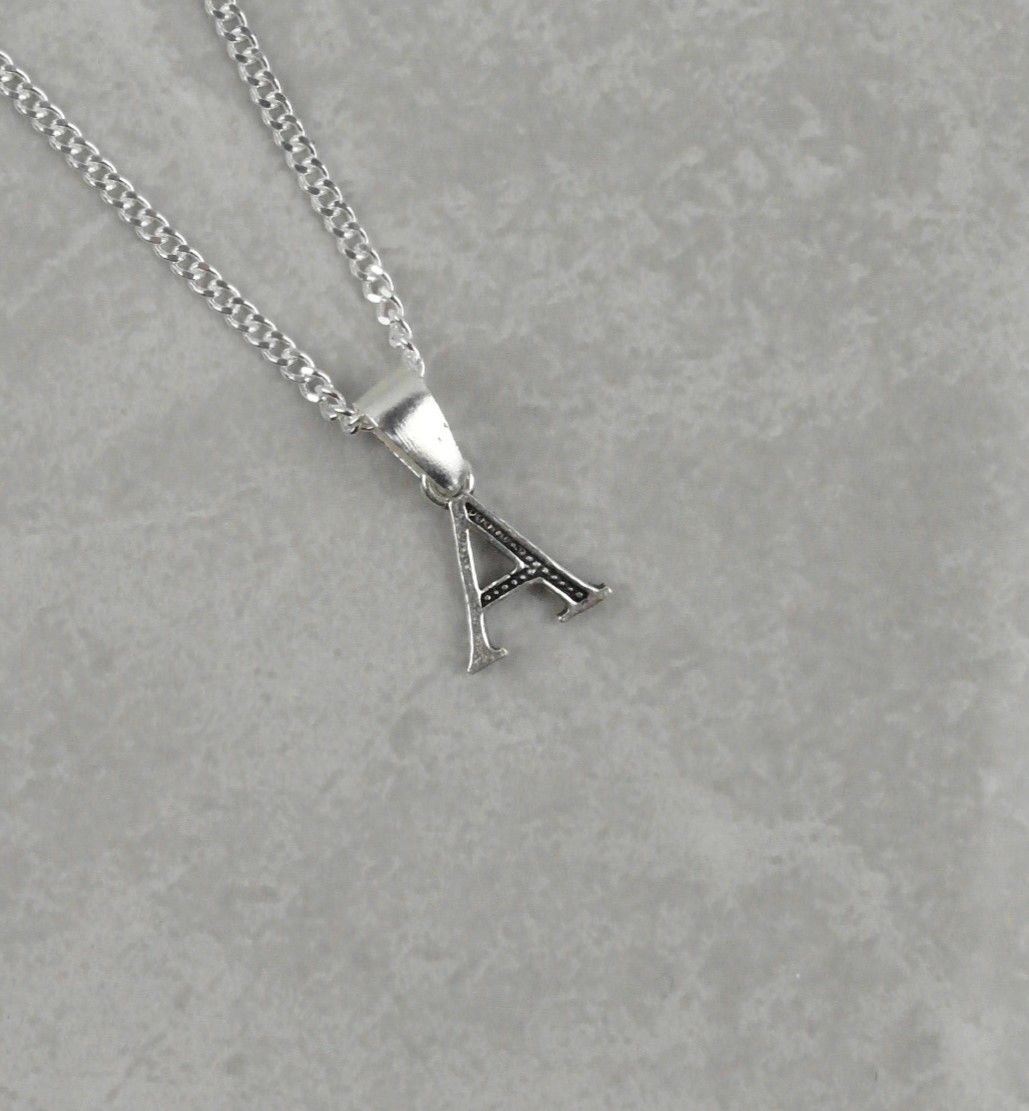 Kişiye Özel Harf Kolye 925 Ayar Gümüş GK01 A