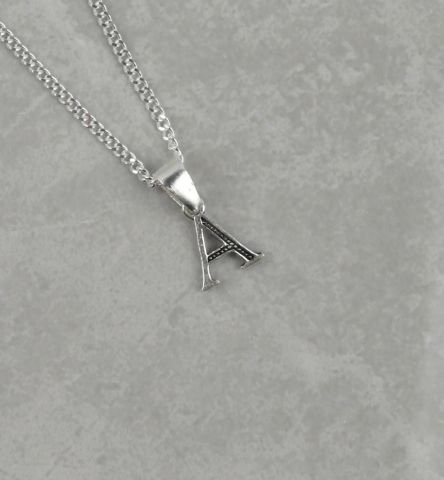 Kişiye Özel Harf Kolye 925 Ayar Gümüş GK01 A