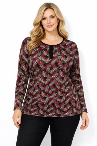 42/44/46 Beden Viskon Bluz PB324