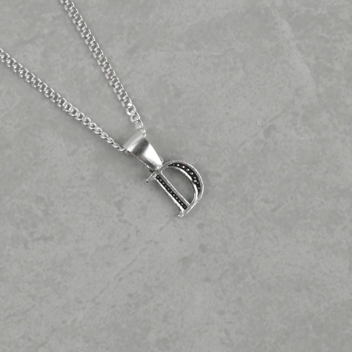 Kişiye Özel Harf Kolye 925 Ayar Gümüş GK01 D