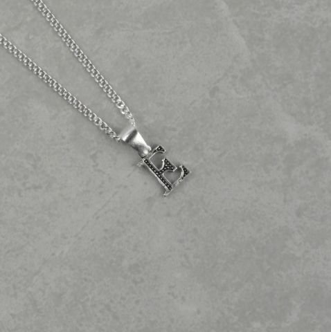 Kişiye Özel Harf Kolye 925 Ayar Gümüş GK01 E