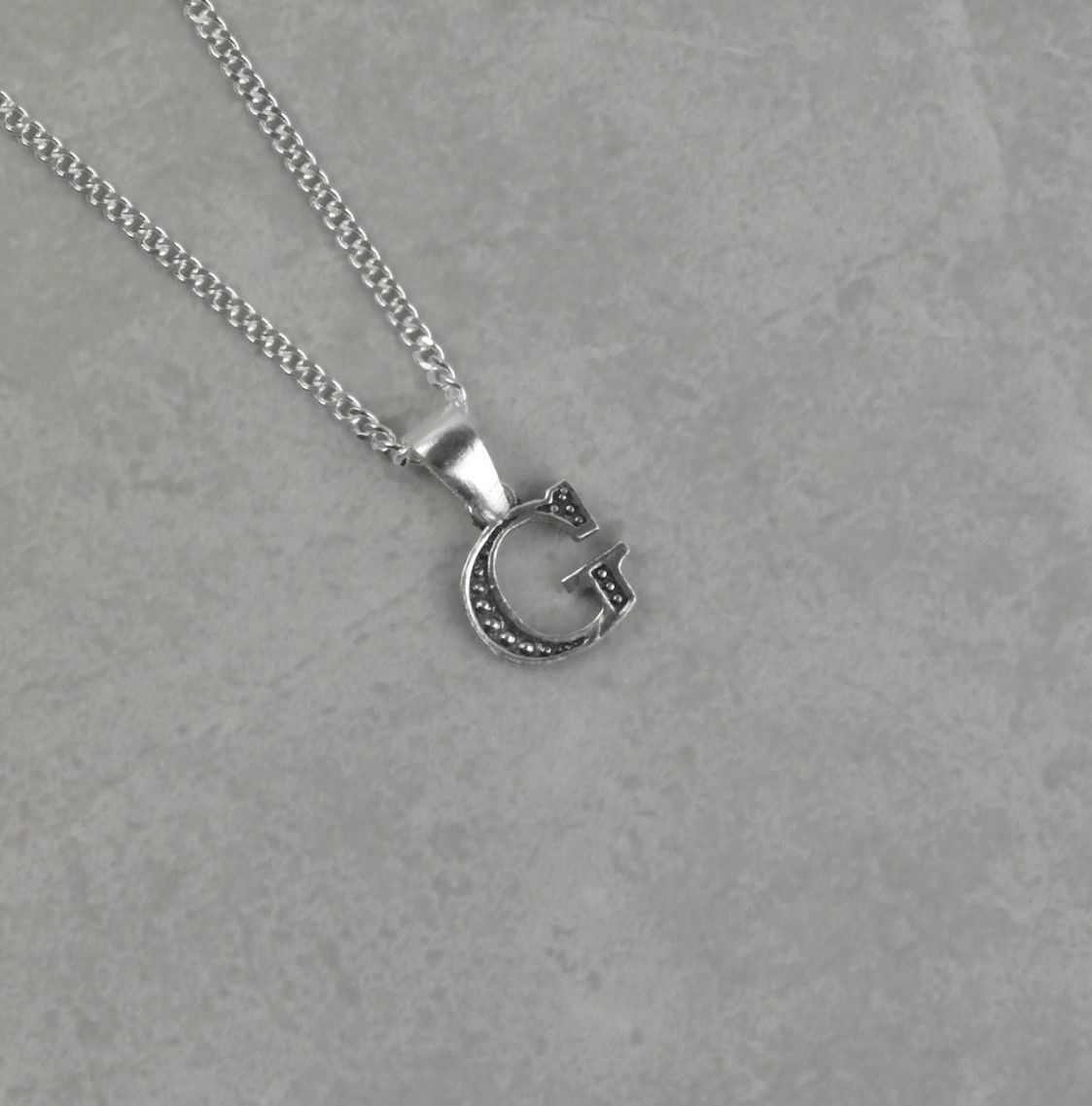 Kişiye Özel Harf Kolye 925 Ayar Gümüş GK01 G